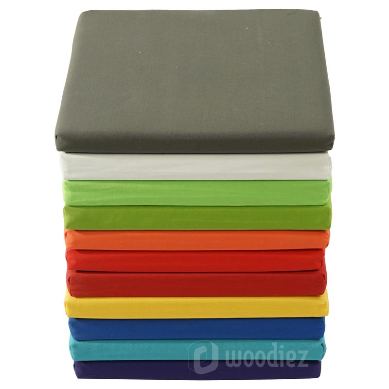 Barkruk Kussen 35x35 Cm – Dikke Zitkussens Met Afneembare Hoes En Riemen (set Van 1)